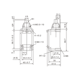 Tianyi Switch WLD Stainless Steel Pin Plunger Limit Switch